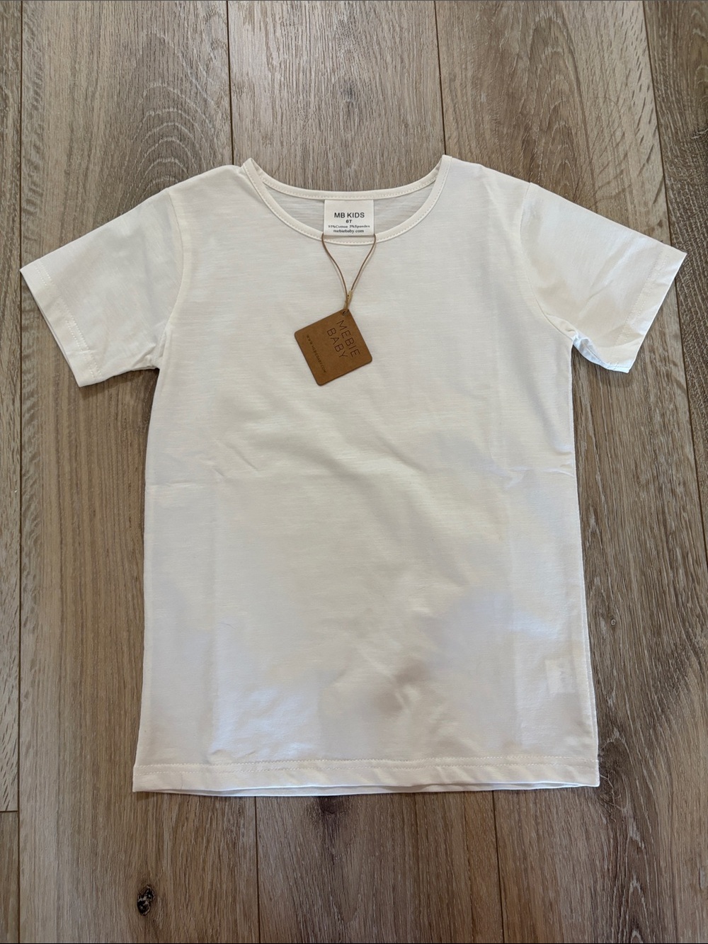 Mebie Baby White Tee